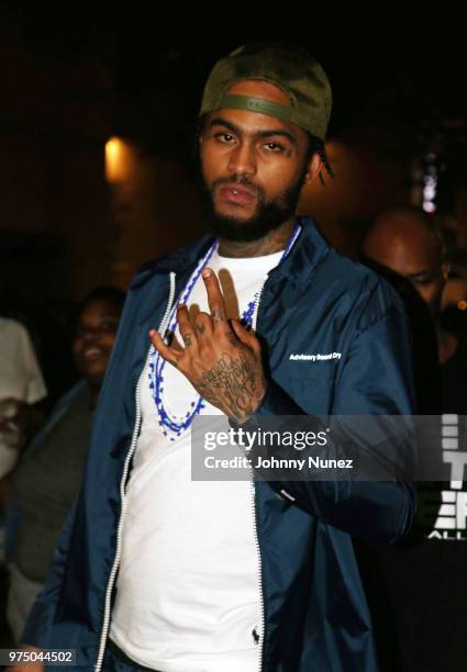 Dave East attends the Nas "Nasir" Album Listening Session on June 14, 2018 in New York City.