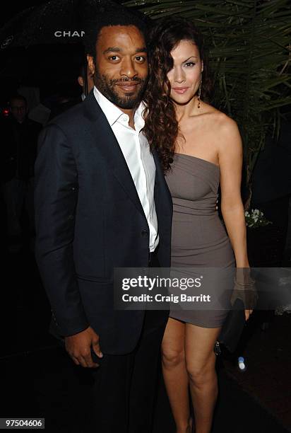 Chiwetel Ejiofor arrives at the Chanel And Charles Finch Pre-Oscar Party Celebrating Fashion And Film at Madeo Restaurant on March 6, 2010 in Los...