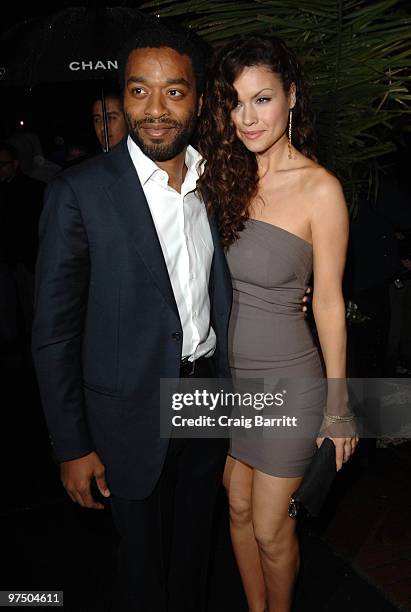 Chiwetel Ejiofor arrives at the Chanel And Charles Finch Pre-Oscar Party Celebrating Fashion And Film at Madeo Restaurant on March 6, 2010 in Los...