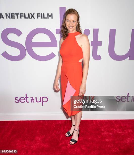 Claire Scanton attends the New York special screening of the Netflix film 'Set It Up' at AMC Loews Lincoln Square.