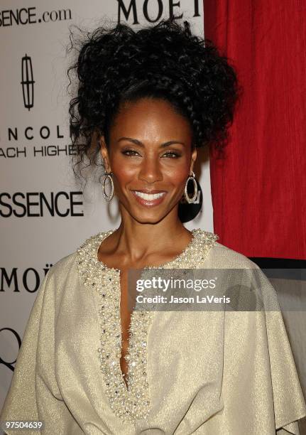 Actress Jada Pinkett Smith attends the 3rd annual Essence Black Women In Hollywood luncheon at Beverly Hills Hotel on March 4, 2010 in Beverly Hills,...