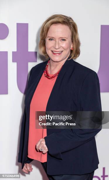Eve Plumb attends the New York special screening of the Netflix film 'Set It Up' at AMC Loews Lincoln Square.