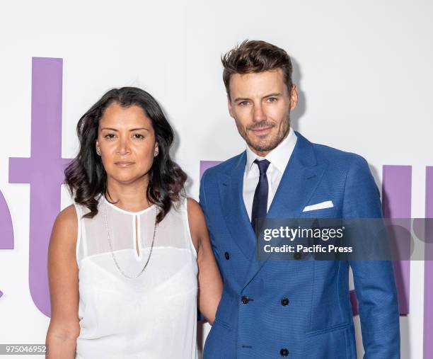 Keytt Lundqvist and Alex Lundqvist attend the New York special screening of the Netflix film 'Set It Up' at AMC Loews Lincoln Square.