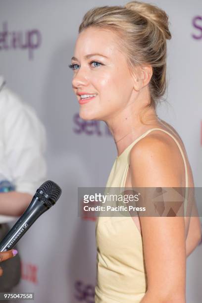 Meredith Hagner attends the New York special screening of the Netflix film 'Set It Up' at AMC Loews Lincoln Square.