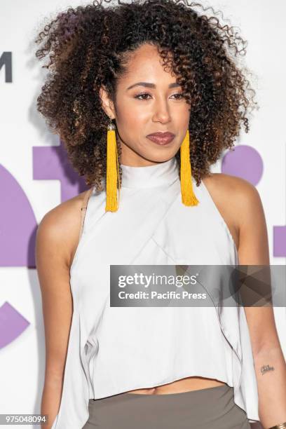 Margot Bingham attends the New York special screening of the Netflix film 'Set It Up' at AMC Loews Lincoln Square.