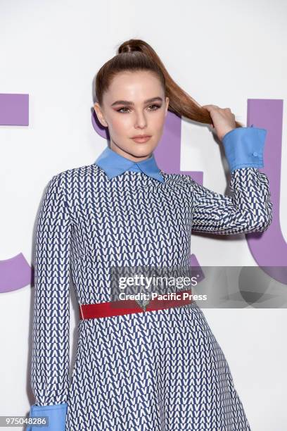 Zoey Deutch attends the New York special screening of the Netflix film 'Set It Up' at AMC Loews Lincoln Square.