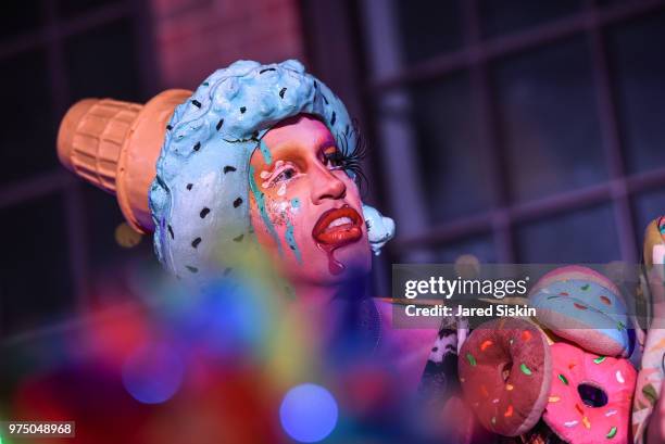 Acid Betty attends the 2018 High Line Hat Party at the The High Line on June 14, 2018 in New York City.