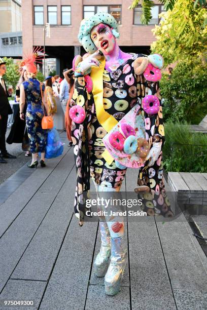 Acid Betty attends the 2018 High Line Hat Party at the The High Line on June 14, 2018 in New York City.