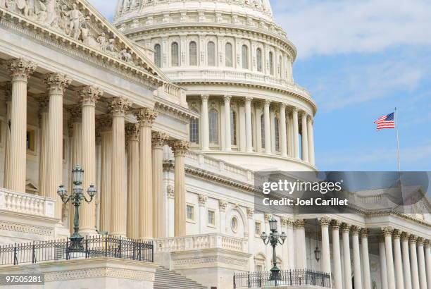 u.s. colunas do capitólio - congresso dos estados unidos imagens e fotografias de stock