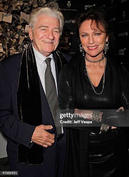 Actor Seymour Cassel and actress Jacqueline Bisset attend the Montblanc Charity Cocktail hosted by The Weinstein Company to benefit UNICEF held at...