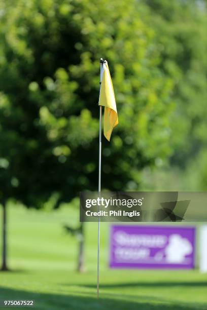 Pinflag on the 6th green during the first round of the 2018 Senior Italian Open presented by Villaverde Resort played at Golf Club Udine on June 15,...