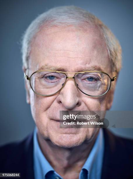 Actor Michael Caine is photographed for the Times on February 7, 2018 in London, England.
