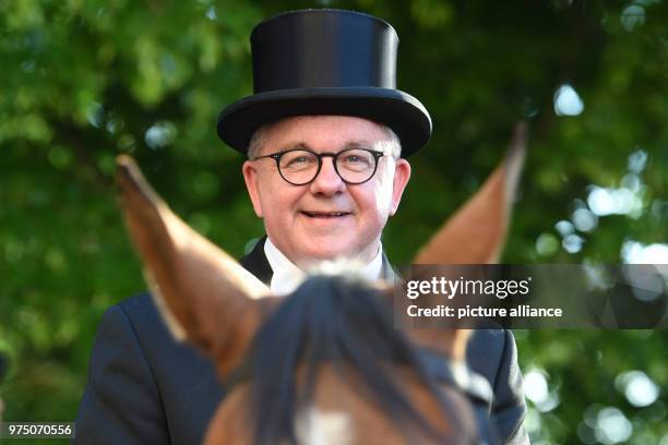 May 2018, Germany, Weingarten: Baden-Wuerttemberg's Justice Minister Guido Wolf of the Christian Democratic Union participates in the traditional...