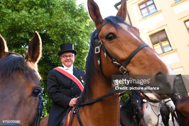 May 2018, Germany, Weingarten: Baden-Wuerttemberg's Justice Minister Guido Wolf of the Christian Democratic Union participates in the traditional...