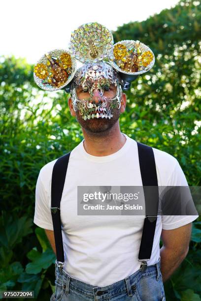 Guest attends the 2018 High Line Hat Party at the The High Line on June 14, 2018 in New York City.