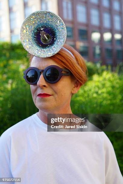 Ruth Walker attends the 2018 High Line Hat Party at the The High Line on June 14, 2018 in New York City.