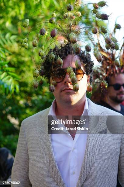 Chad Longmore attends the 2018 High Line Hat Party at the The High Line on June 14, 2018 in New York City.