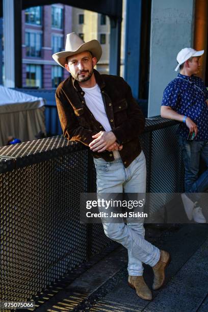 Joseph Akel attends the 2018 High Line Hat Party at the The High Line on June 14, 2018 in New York City.