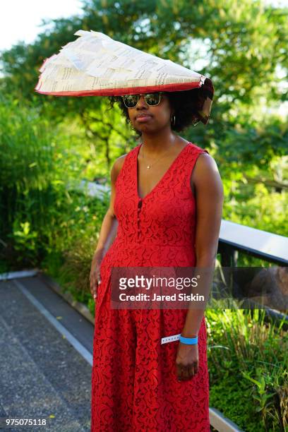 Alexis Paterson attends the 2018 High Line Hat Party at the The High Line on June 14, 2018 in New York City.
