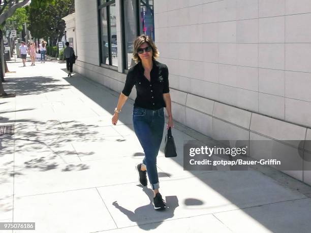 Lisa Rinna is seen on June 14, 2018 in Los Angeles, California.