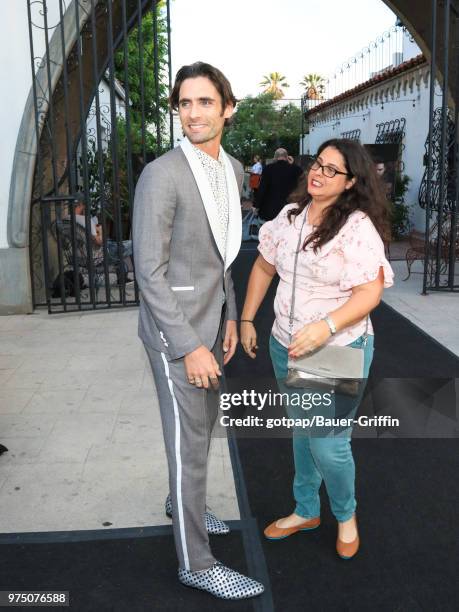 Tyson Ritter is seen on June 14, 2018 in Los Angeles, California.