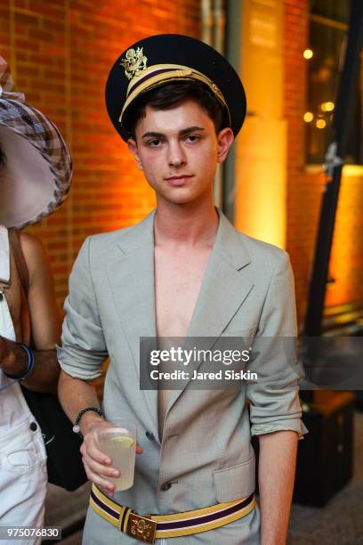 Thomas High attends the 2018 High Line Hat Party at the The High Line on June 14, 2018 in New York City.