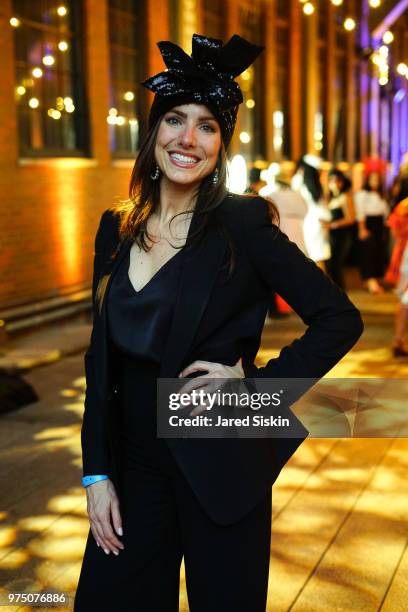 Erica Russo attends the 2018 High Line Hat Party at the The High Line on June 14, 2018 in New York City.