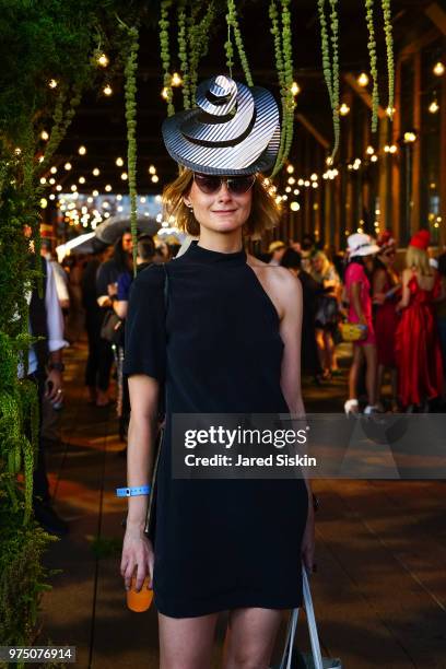 Anna Sandin attends the 2018 High Line Hat Party at the The High Line on June 14, 2018 in New York City.