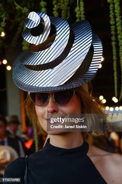 Anna Sandin attends the 2018 High Line Hat Party at the The High Line on June 14, 2018 in New York City.