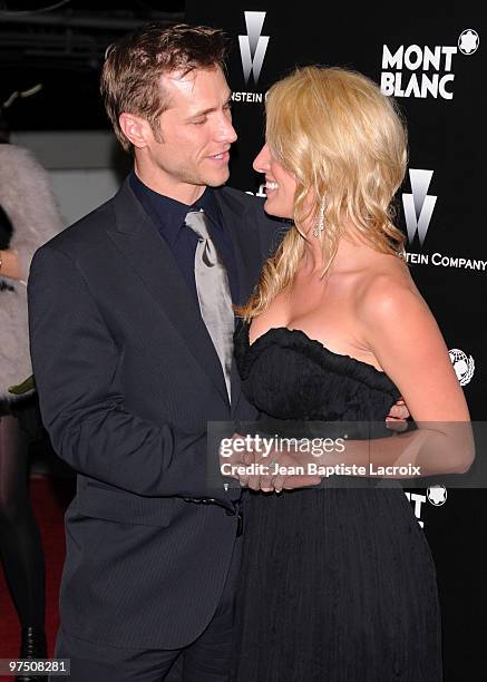 Jake Pavelka and Vienna Girardi attend the Montblanc Charity Cocktail hosted by the Weinstein Company to benefit UNICEF at Soho House on March 6,...