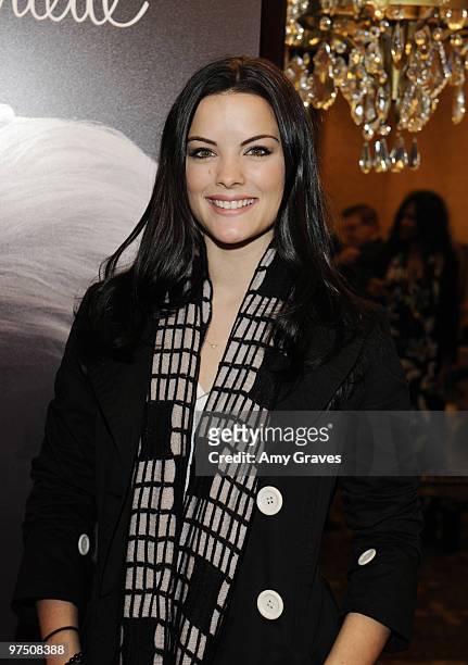 Actress Jaimie Alexander attends Silhouette at the Secret Room Events Academy Awards Style Lounge at Intercontinental Hotel on March 6, 2010 in...