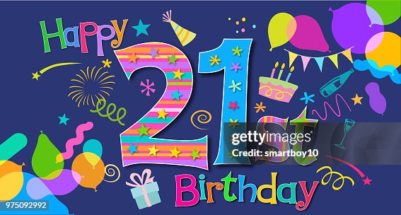 21点の21歳の誕生日イラスト素材 Getty Images 21点の21歳の誕生日イラスト素材 Getty Images