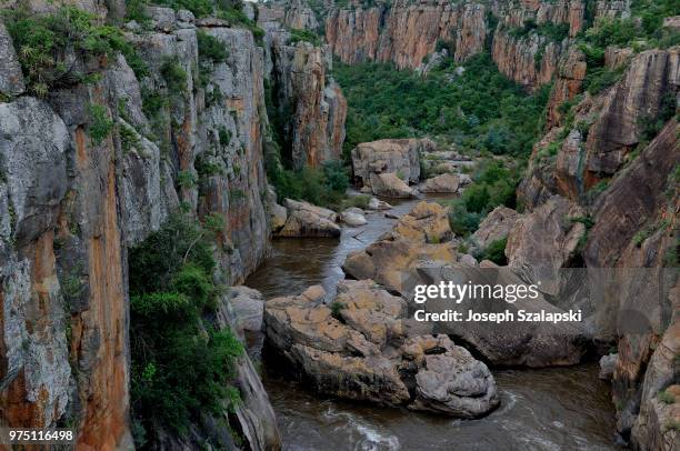 blyde river canyon - blyde river canyon photos et images de collection