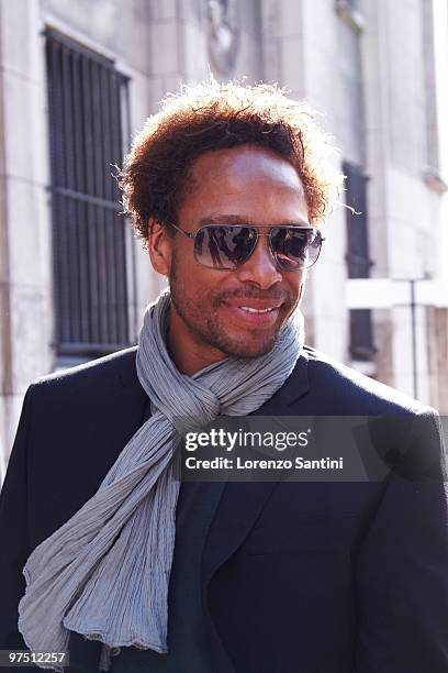 Gary Dourdan attends the John Galliano Ready to Wear show as part of the Paris Womenswear Fashion Week Fall/Winter 2011 at Halle Freyssinet on March...