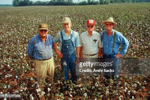 USA, Alabama, three generation family of cotton farmers