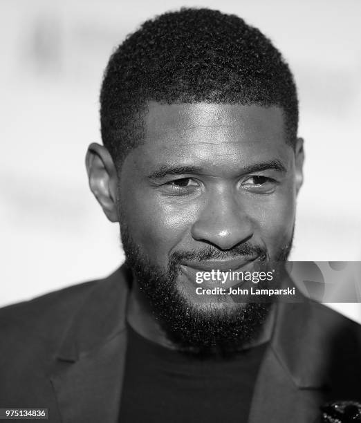 Usher attends 2018 Songwriter's Hall of Fame Induction and Awards Gala at New York Marriott Marquis Hotel on June 14, 2018 in New York City.