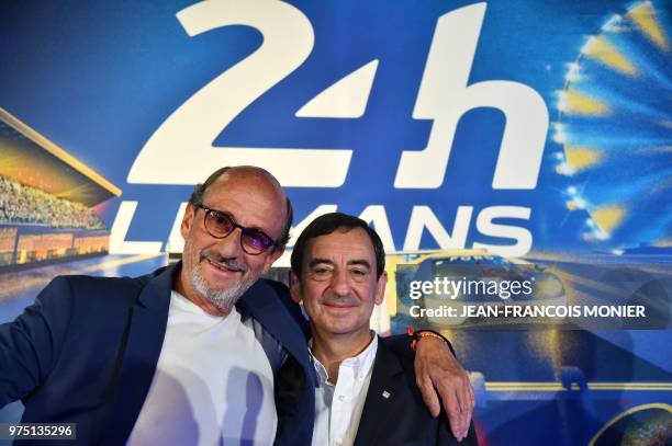 Le Mans 24-hour endurance race organisers, President of the FIA Endurance Committee Richard Mille and President of the Automobile Club de lOuest...