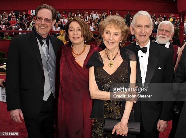 Documentary filmmakers Rick Goldsmith and Judith Ehrlich with Patricia Ellsberg and Daniel Ellsberg arrive at the 82nd Annual Academy Awards held at...