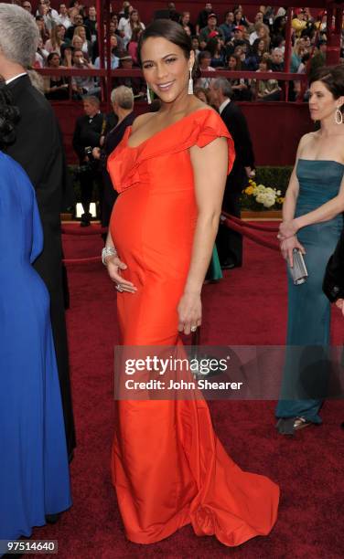 Actress Paula Patton arrives at the 82nd Annual Academy Awards held at Kodak Theatre on March 7, 2010 in Hollywood, California.