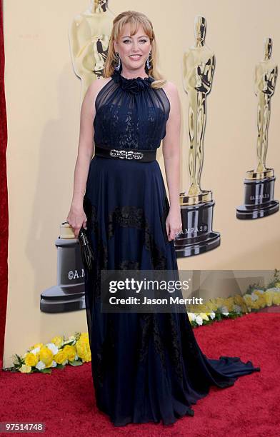 Actress Virginia Madsen arrives at the 82nd Annual Academy Awards held at Kodak Theatre on March 7, 2010 in Hollywood, California.