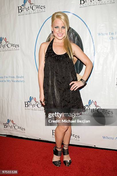 Model Jaimie Hilfiger arrives at the Brittcares Foundation's Pre-Oscar Charity Fundraiser at Falcon Restaurant on March 6, 2010 in Hollywood,...