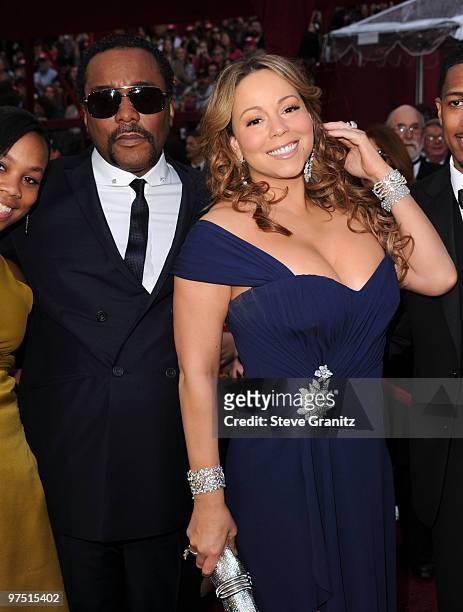 Director Lee Daniels and singer Mariah Carey arrive at the 82nd Annual Academy Awards held at the Kodak Theatre on March 7, 2010 in Hollywood,...