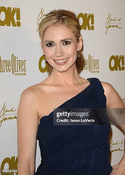 Actress Ashley Jones attends the OK! Magazine pre-Oscar party at Beso on March 5, 2010 in Hollywood, California.