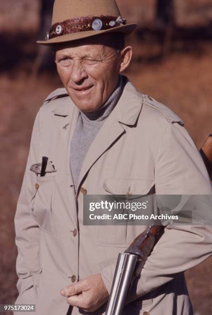 Bing Crosby hunting on Walt Disney Television via Getty Images's 'American Sportsman'.