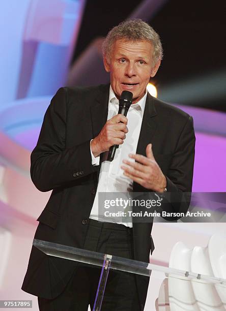 Patrick Poivre D'Arvor attends the 25th Victoires de la Musique at Zenith de Paris on March 6, 2010 in Paris, France.