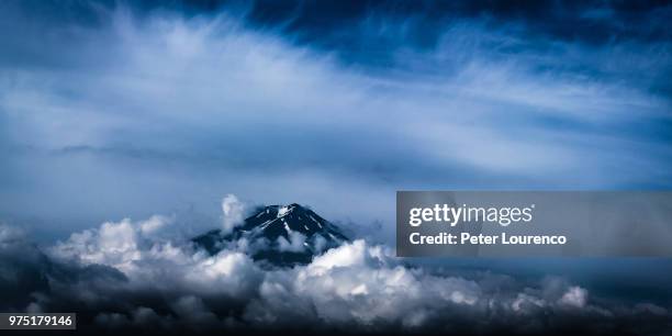 mount fuji over clouds, fuji-hakone-izu national park, japan - fuji hakone izu national park stock pictures, royalty-free photos & images