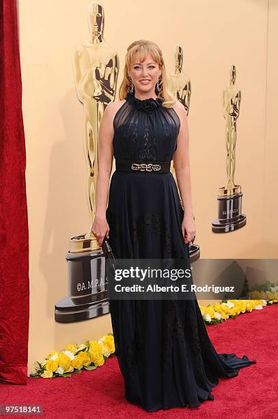 Actress Virginia Madsen arrives at the 82nd Annual Academy Awards held at Kodak Theatre on March 7, 2010 in Hollywood, California.