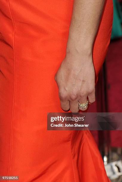 Actress Paula Patton arrives at the 82nd Annual Academy Awards held at Kodak Theatre on March 7, 2010 in Hollywood, California.