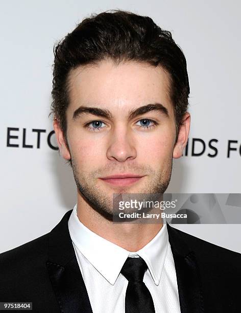 Actor Chace Crawford attends the 18th Annual Elton John AIDS Foundation Academy Award Party at Pacific Design Center on March 7, 2010 in West...