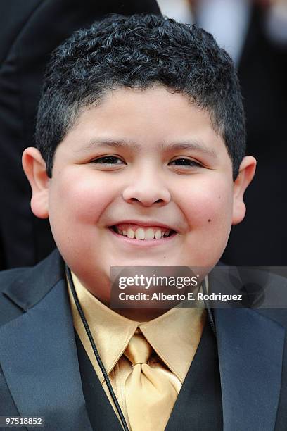 Actor Rico Rodriguez arrives at the 82nd Annual Academy Awards held at Kodak Theatre on March 7, 2010 in Hollywood, California.